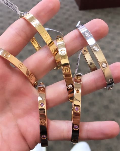cartier love bracelet size 20 replica